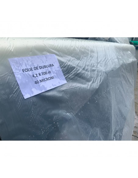 Folie 40 microni, cu termicitate si difuzie, pentru dublura solar si tuneluri - LOW TUNNEL IR DIFF GINEGAR, 23,10 lei/kg