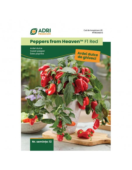 Hibrid Ardei dulce cultura la ghiveci - Peppers from Heaven F1
