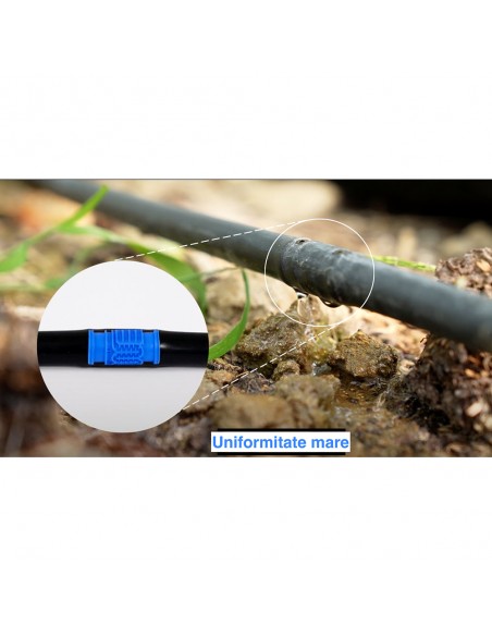 FURTUN de picurare tip TUB Alb, 36 mil - InLineDrip