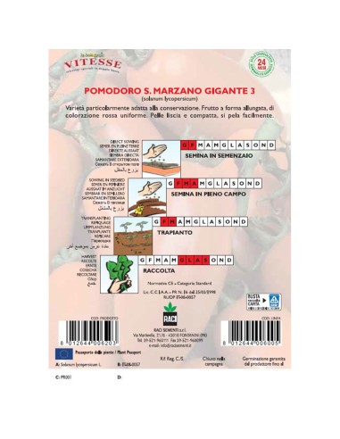 SAN MARZANO GIGANTE 3 - seminte...