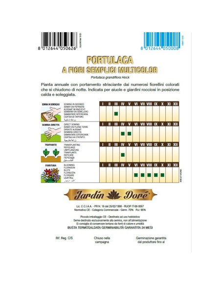Flori de piatra simple - amestec multicolor, 0,5 grame - Seminte flori