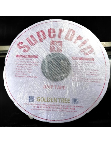 SUPER DRIP 8 mil - Banda de irigare prin picurare Golden Tree